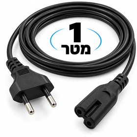 כבל חשמל איכותי 1 מטר
