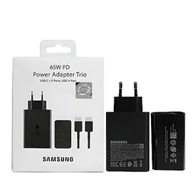 מטען מהיר מקורי סמסונג Samsung 65W PD Power Adapter Trio